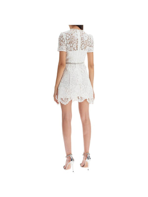 Short Floral Lace Dress - Women > Clothing > Dresses > Mini