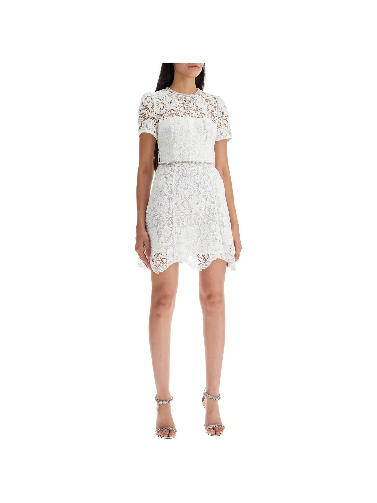 Short Floral Lace Dress - Women > Clothing > Dresses > Mini