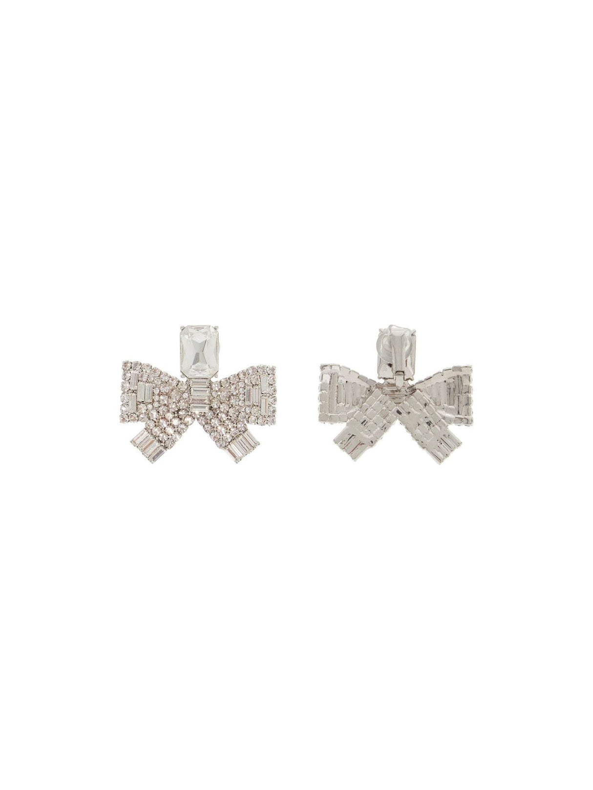 Small Crystal Bow Earrings