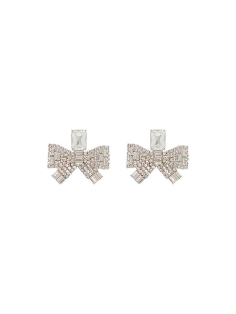 Small Crystal Bow Earrings