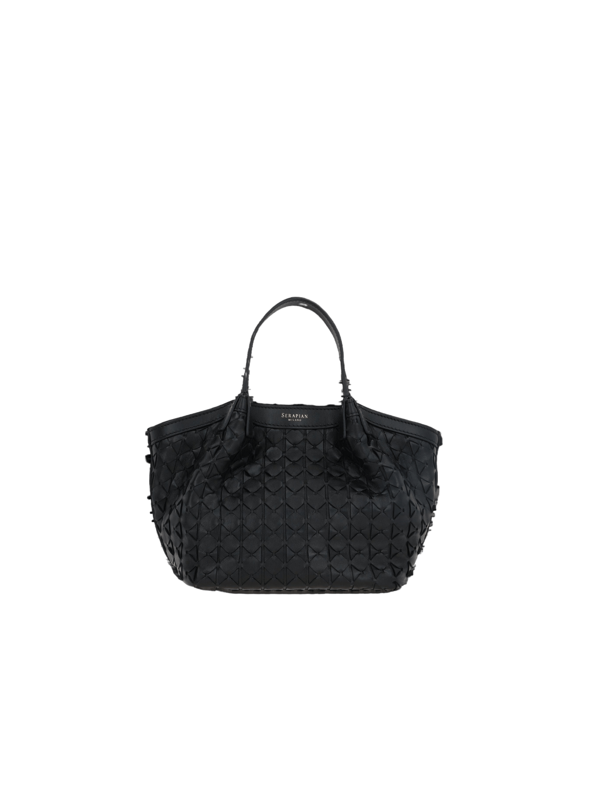 Mosaico Nappa Secret Mini Tote Bag-SERAPIAN-JOHN JULIA