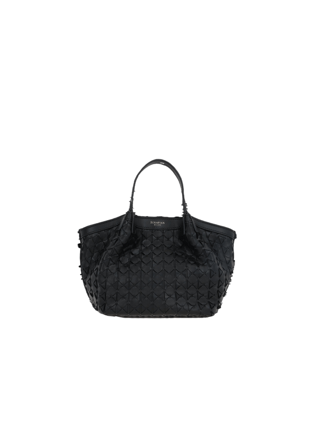 Mosaico Nappa Secret Mini Tote Bag-SERAPIAN-JOHN JULIA