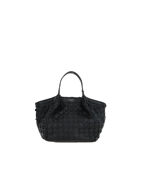 Mosaico Nappa Secret Mini Tote Bag-SERAPIAN-JOHN JULIA