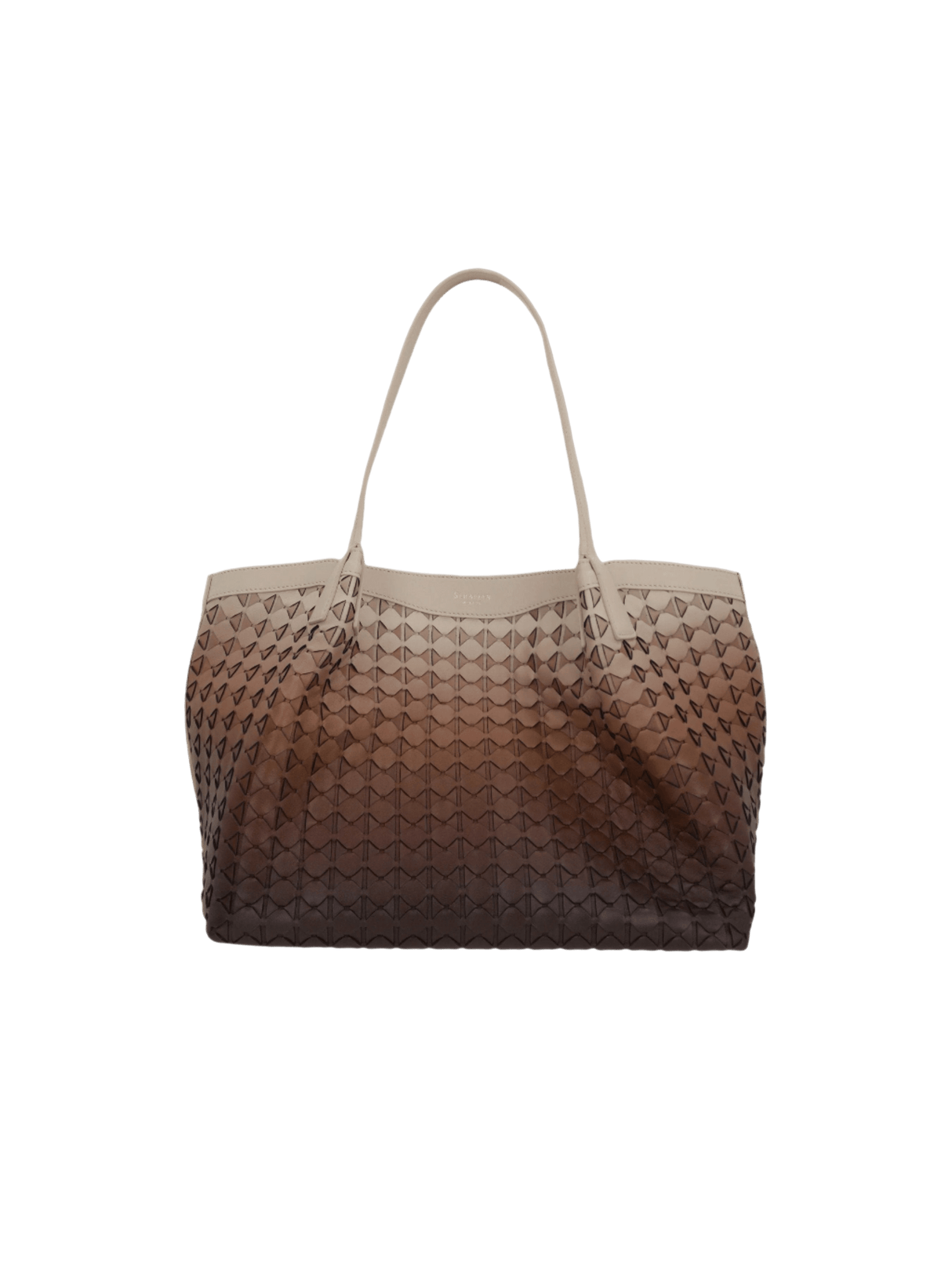 Mosaico Nappa Secret Small Tote Bag-SERAPIAN-JOHN JULIA