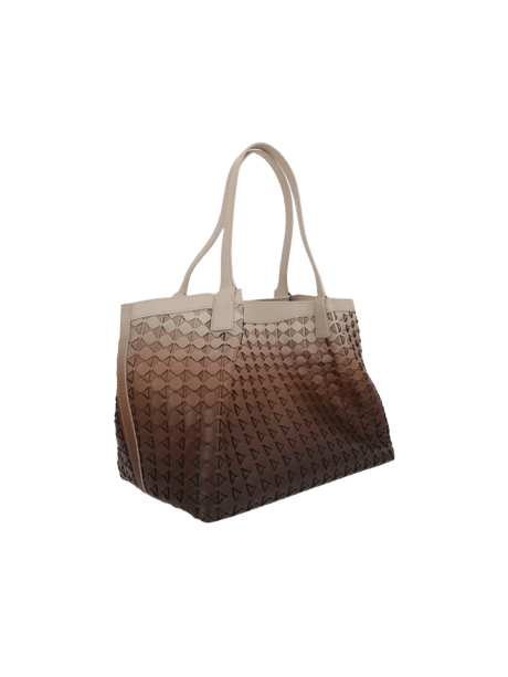 Mosaico Nappa Secret Small Tote Bag-SERAPIAN-JOHN JULIA