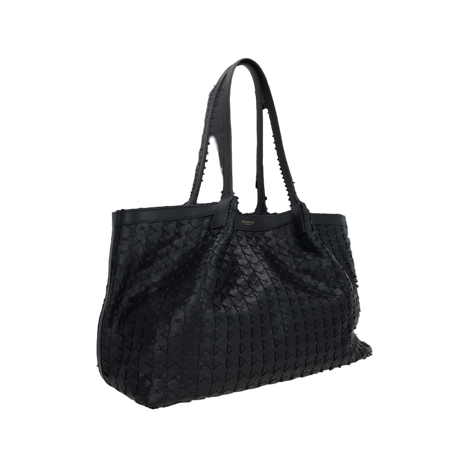 Mosaico Nappa Secret Small Tote Bag-SERAPIAN-JOHN JULIA