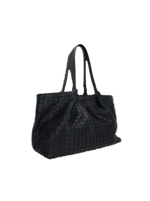 Mosaico Nappa Secret Small Tote Bag-SERAPIAN-JOHN JULIA