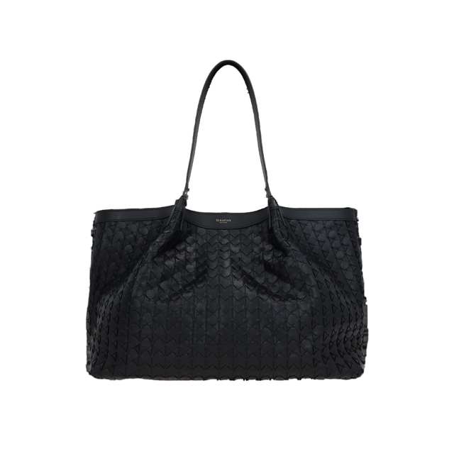 Mosaico Nappa Secret Small Tote Bag-SERAPIAN-JOHN JULIA