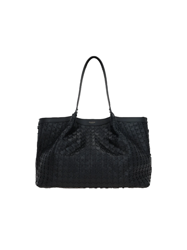 Mosaico Nappa Secret Small Tote Bag-SERAPIAN-JOHN JULIA