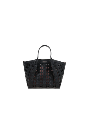 Mosaico See Through Nappa Secret Mini Tote Bag-SERAPIAN-JOHN JULIA