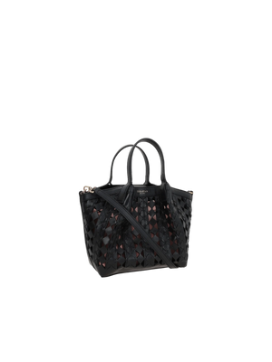 Mosaico See Through Nappa Secret Mini Tote Bag-SERAPIAN-JOHN JULIA