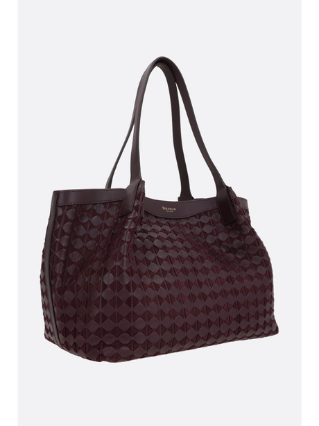 Secret Small Tote Bag In Mosaico Nappa