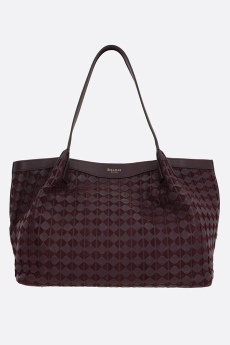 Secret Small Tote Bag In Mosaico Nappa