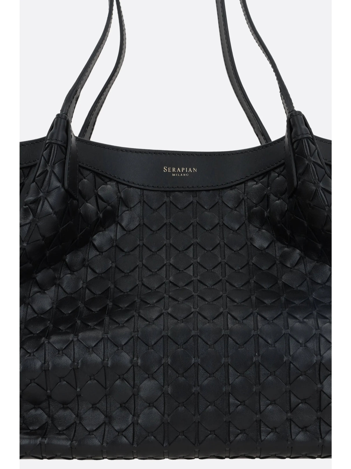 Secret Small Tote Bag In Mosaico Nappa