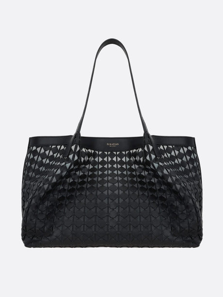 Secret Small Tote Bag In Mosaico Nappa