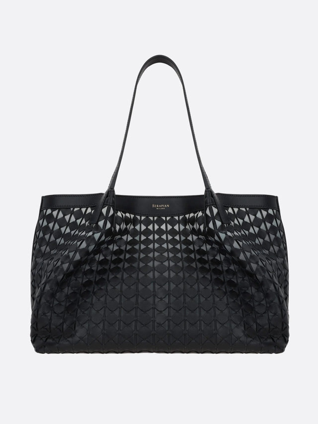 Secret Small Tote Bag In Mosaico Nappa