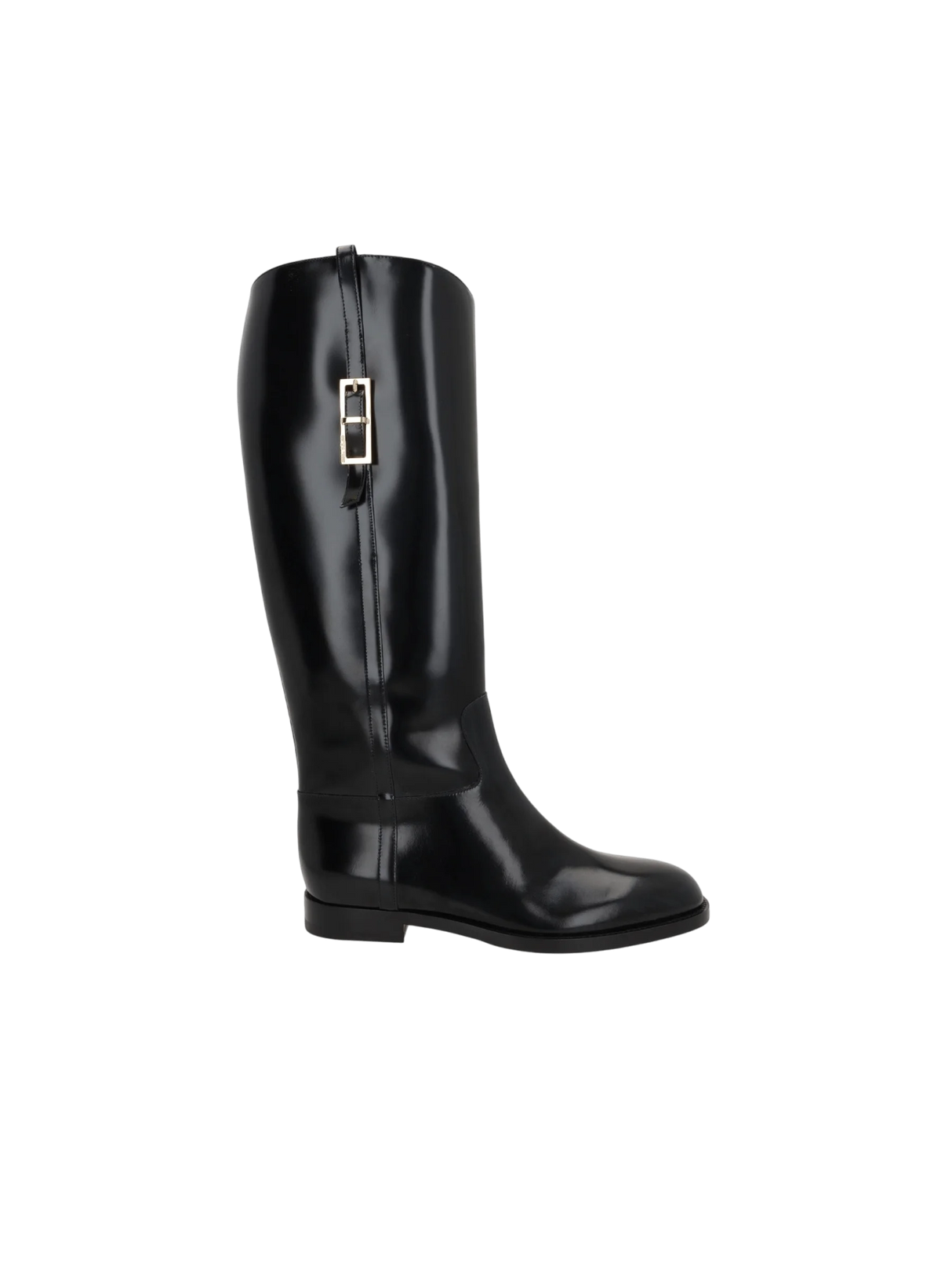 SR Nora Brushed Leather Boots-SERGIO ROSSI-JOHN JULIA