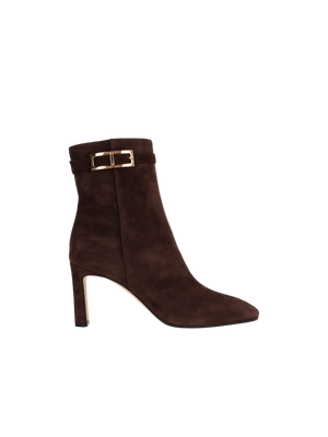 SR Nora Suede Ankle Boots-SERGIO ROSSI-JOHN JULIA