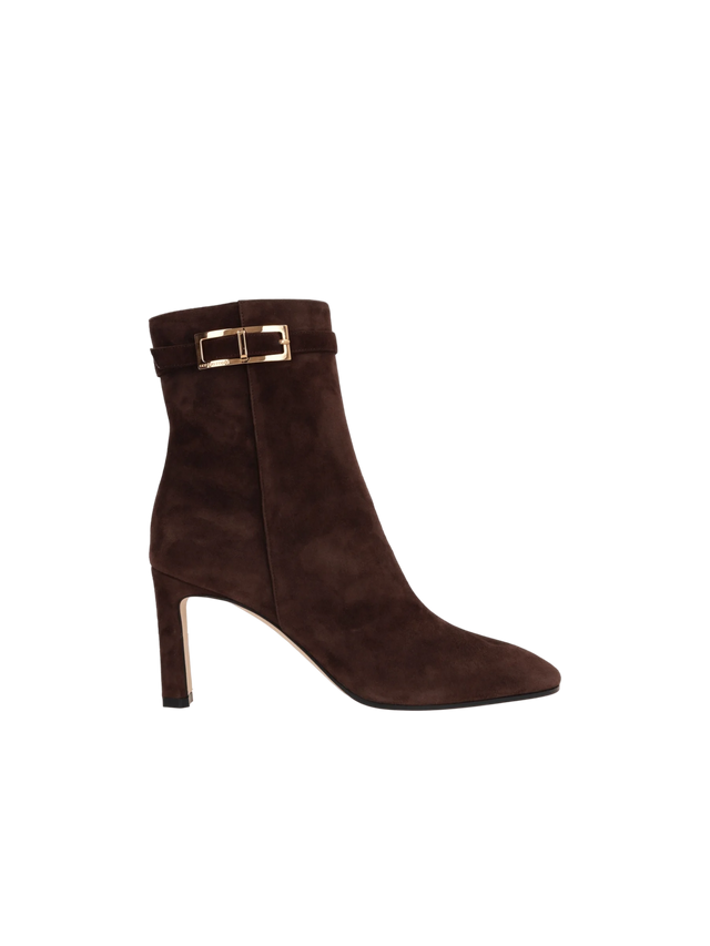 SR Nora Suede Ankle Boots-SERGIO ROSSI-JOHN JULIA