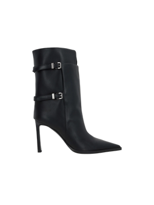 SERGIO ROSSI-SR Thalestris Nappa Ankle Boots-JOHN JULIA