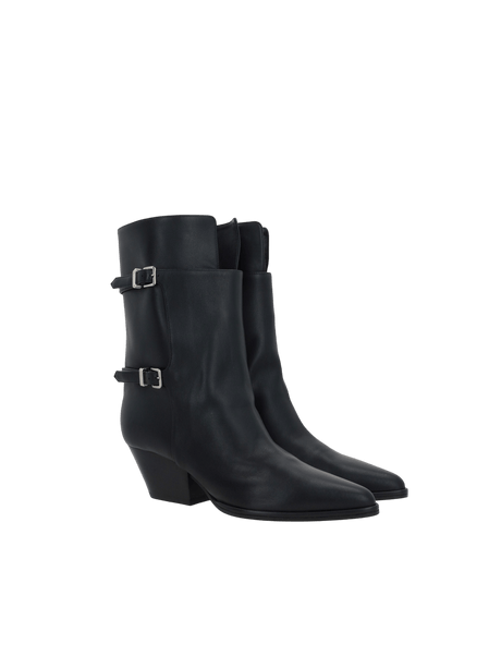 SR Thalestris Nappa Western Boots-SERGIO ROSSI-JOHN JULIA