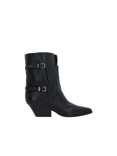 SR Thalestris Nappa Western Boots-SERGIO ROSSI-JOHN JULIA