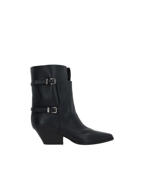 SR Thalestris Nappa Western Boots-SERGIO ROSSI-JOHN JULIA