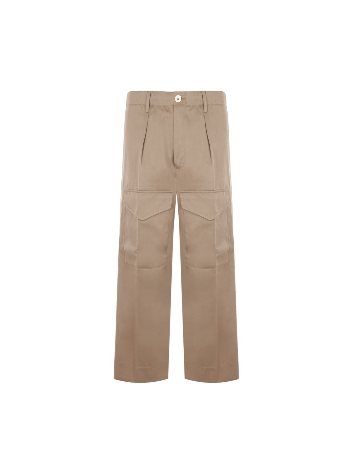 Shiny Cotton Cropped Pants-SETCHU-JOHN JULIA