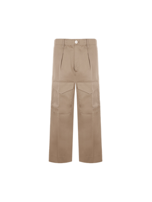 Shiny Cotton Cropped Pants-SETCHU-JOHN JULIA