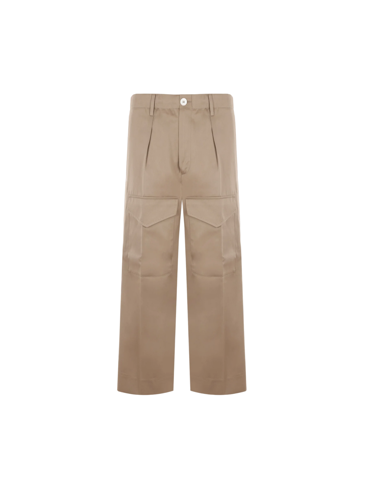 Shiny Cotton Cropped Pants-SETCHU-JOHN JULIA