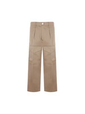 Shiny Cotton Cropped Pants-SETCHU-JOHN JULIA