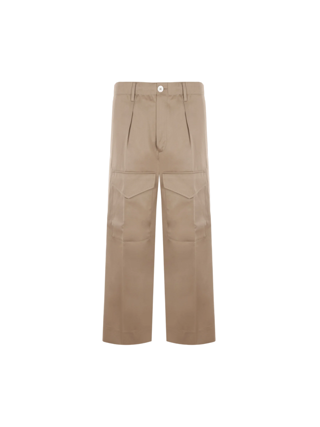 Shiny Cotton Cropped Pants-SETCHU-JOHN JULIA