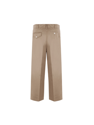 Shiny Cotton Cropped Pants-SETCHU-JOHN JULIA