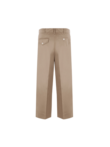 Shiny Cotton Cropped Pants-SETCHU-JOHN JULIA