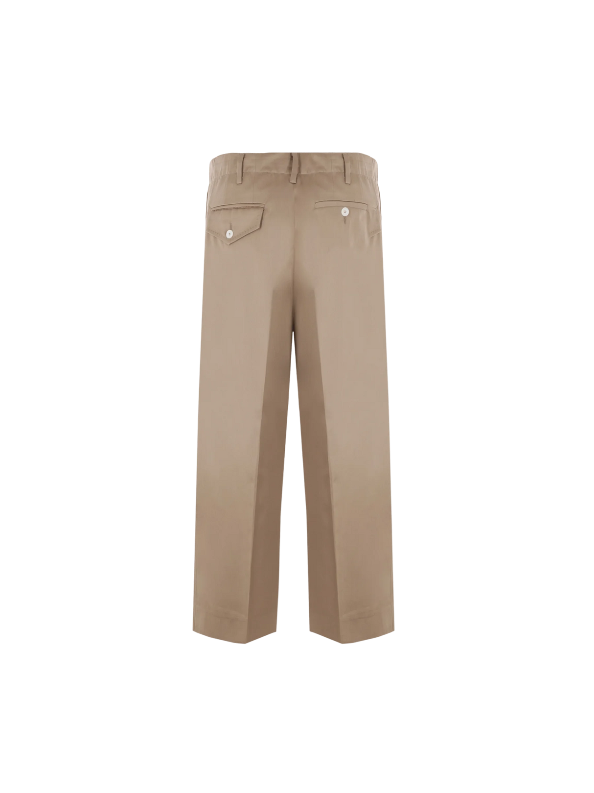 Shiny Cotton Cropped Pants-SETCHU-JOHN JULIA