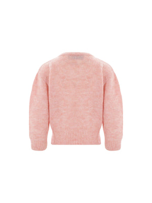 Alpaca Wool Cropped Sweater-SIMONE ROCHA-JOHN JULIA