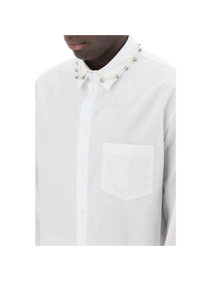 Cotton Poplin Pearl Shirt SIMONE ROCHA JOHN JULIA.