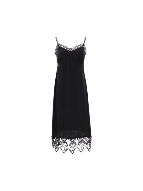 Crepe De Chine Slip Dress-SIMONE ROCHA-JOHN JULIA