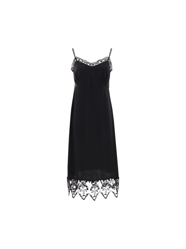 Crepe De Chine Slip Dress-Simone Rocha-JOHN JULIA