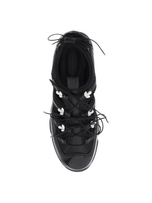 Hybrid Tracker Leather Sneakers-Simone Rocha-JOHN JULIA