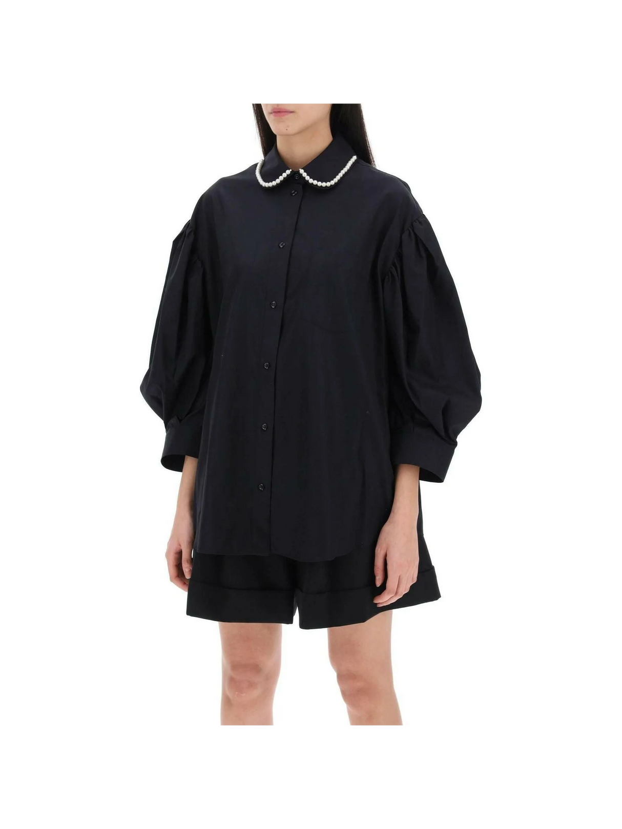 Puff Sleeve Shirt With Embellishment SIMONE ROCHA JOHN JULIA.