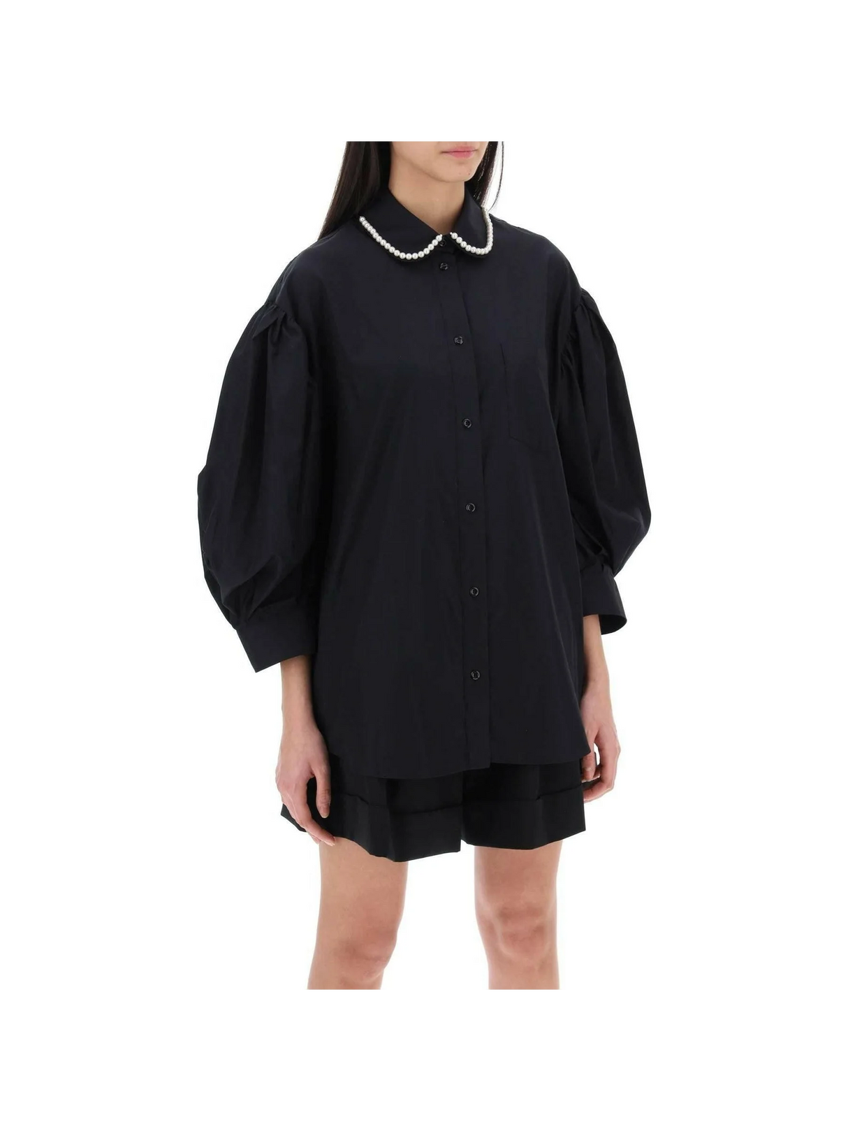 Puff Sleeve Shirt With Embellishment SIMONE ROCHA JOHN JULIA.