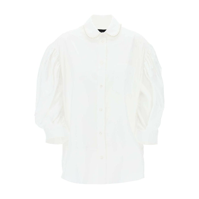 Puff Sleeve Shirt With Embellishment SIMONE ROCHA JOHN JULIA.