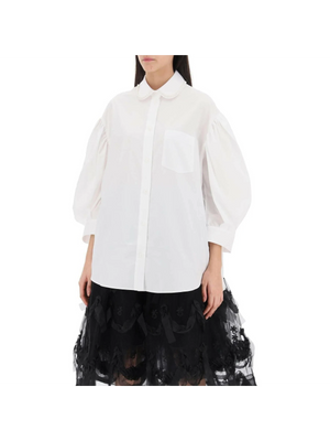 Puff Sleeve Shirt With Embellishment SIMONE ROCHA JOHN JULIA.