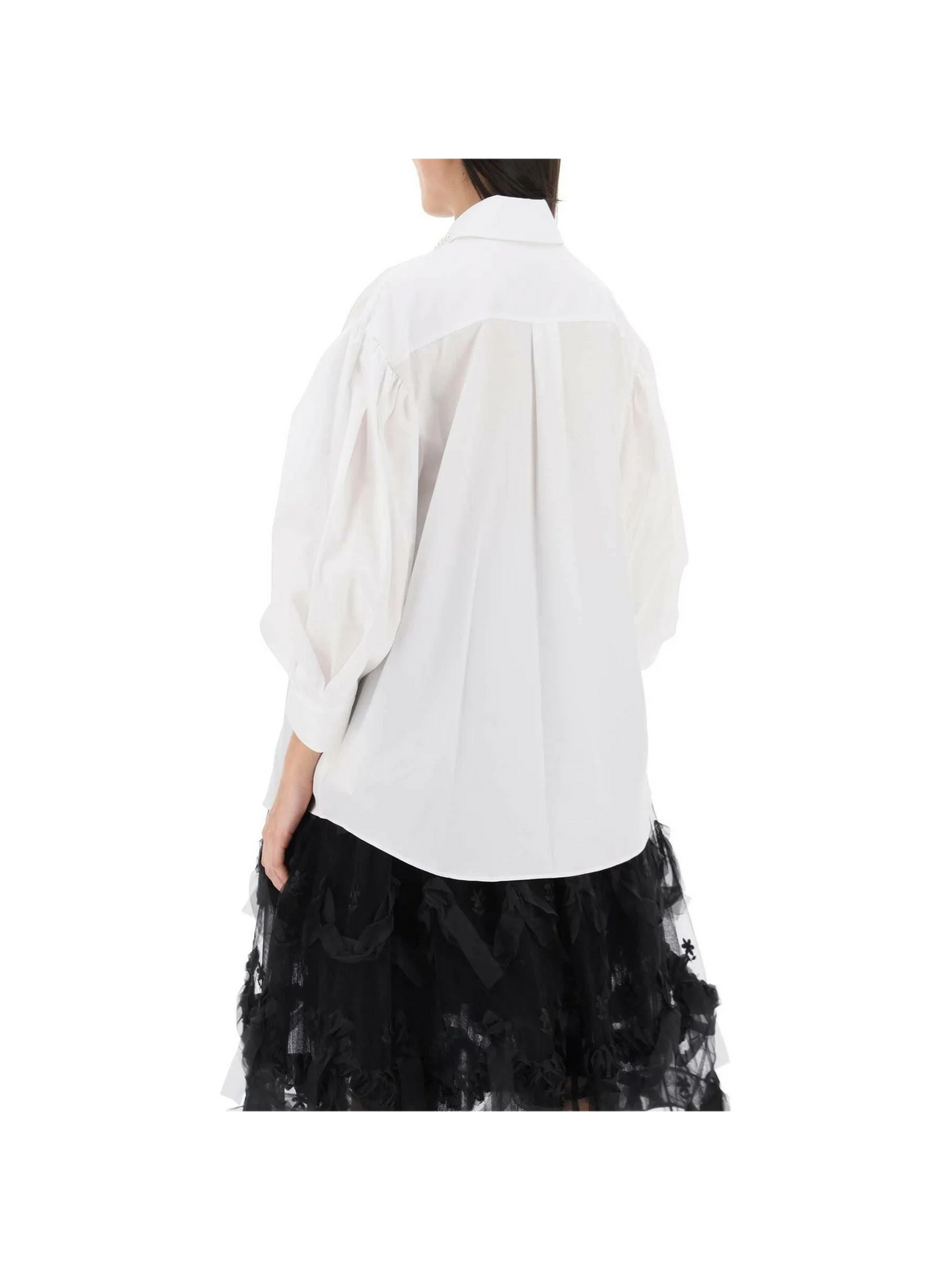 Puff Sleeve Shirt With Embellishment SIMONE ROCHA JOHN JULIA.