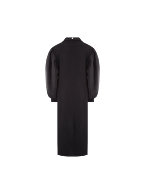 Single-Breasted Wool Coat-Simone Rocha-JOHN JULIA