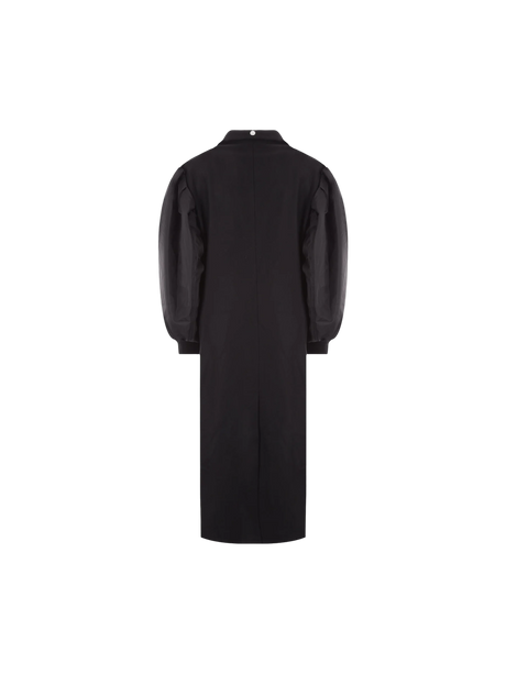 Single-Breasted Wool Coat-Simone Rocha-JOHN JULIA