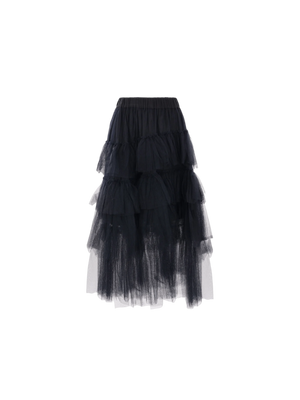 Tulle Flounced Skirt-SIMONE ROCHA-JOHN JULIA