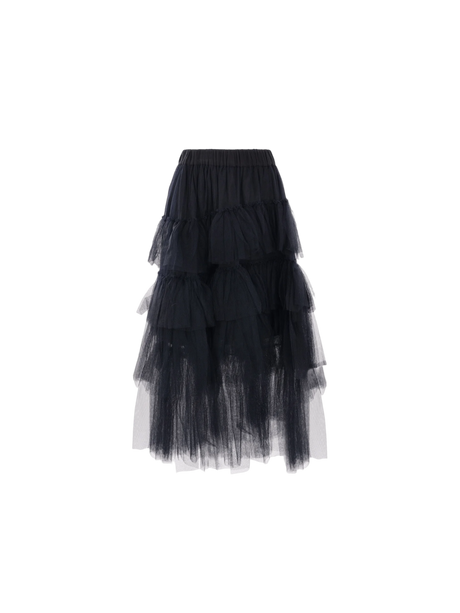 Tulle Flounced Skirt-SIMONE ROCHA-JOHN JULIA