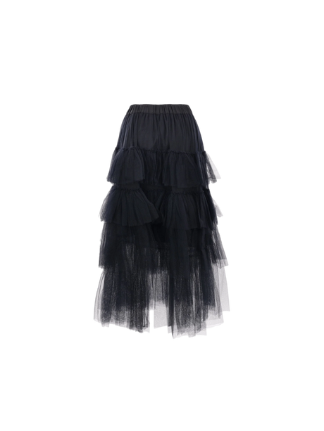 Tulle Flounced Skirt-SIMONE ROCHA-JOHN JULIA